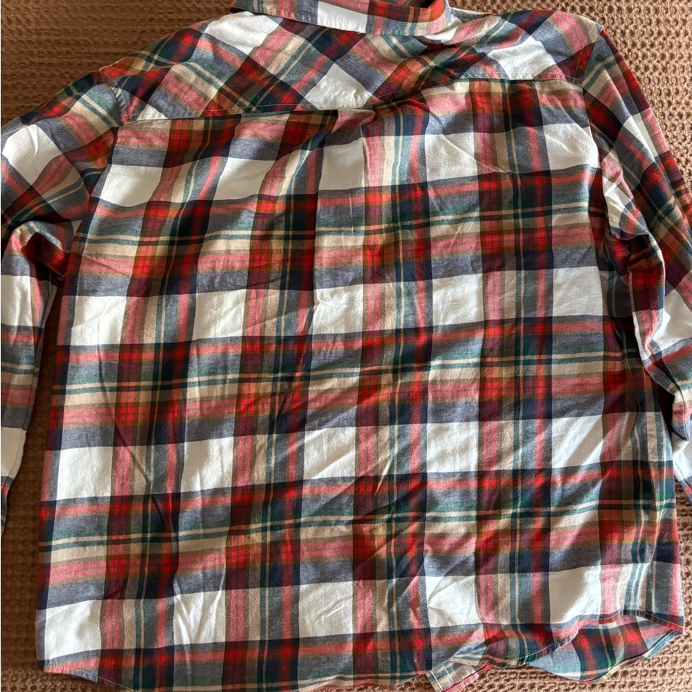 J. Crew Multicolor Plaid Button Down Shirt - Picture 3 of 4